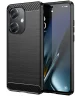 OnePlus Nord CE 3 Hoesje Geborsteld TPU Flexibele Back Cover Zwart
