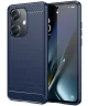 OnePlus Nord CE 3 Hoesje Geborsteld TPU Flexibele Back Cover Blauw