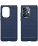 OnePlus Nord CE 3 Hoesje Geborsteld TPU Flexibele Back Cover Blauw