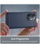 OnePlus Nord CE 3 Hoesje Geborsteld TPU Flexibele Back Cover Blauw