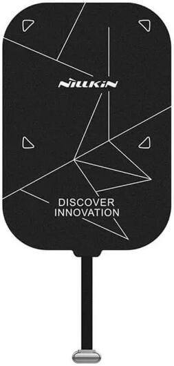 Nillkin Lightning Wireless Charging Receiver 17CM Zwart afbeelding 1