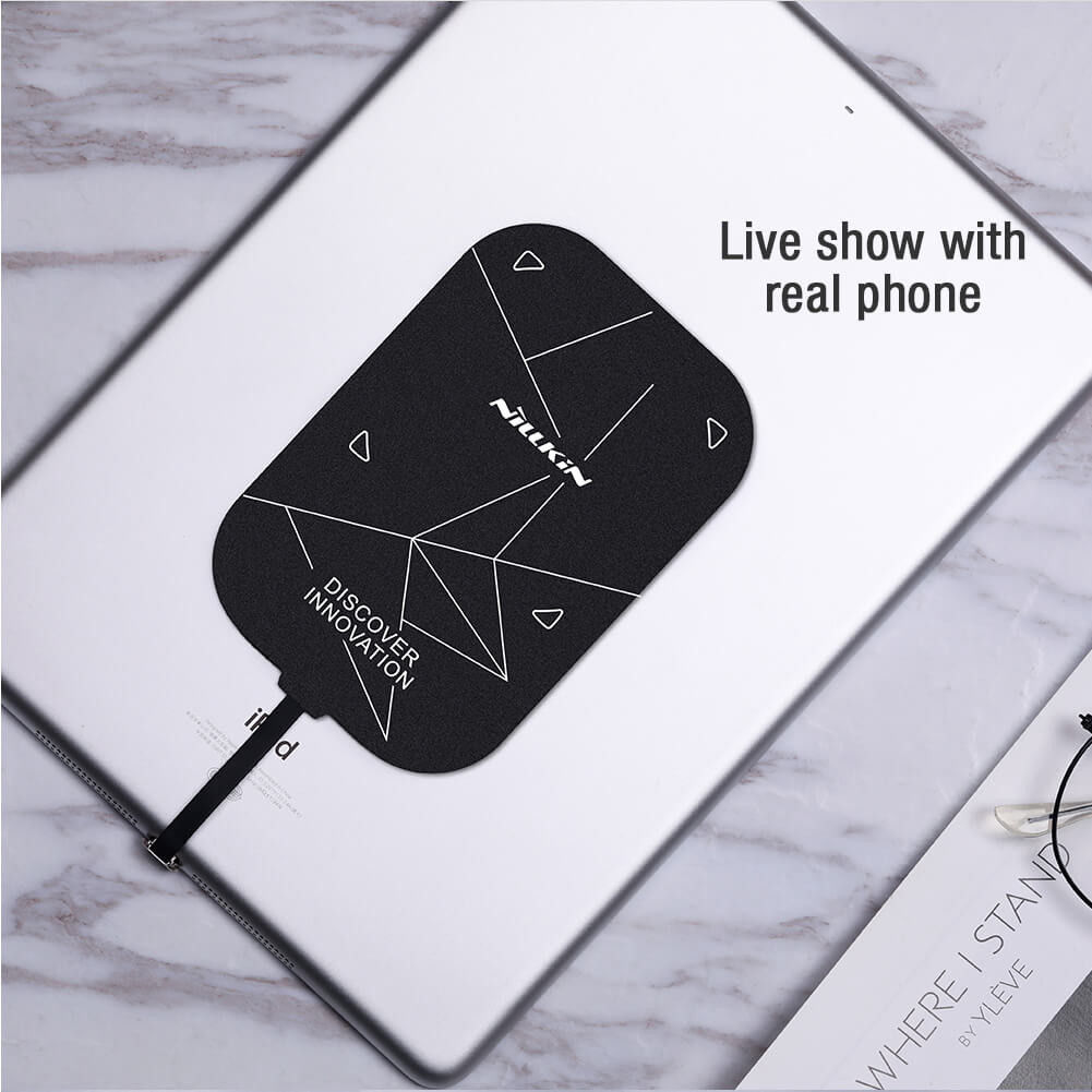 Nillkin Lightning Wireless Charging Receiver 14.5CM Zwart afbeelding 10