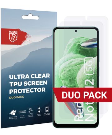 Rosso Xiaomi Redmi Note 12 5G/Poco X5 Screen Protector Folie 2-Pack Screen Protectors