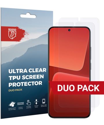 Rosso Xiaomi 13 Ultra Clear Screen Protector Duo Pack Screen Protectors