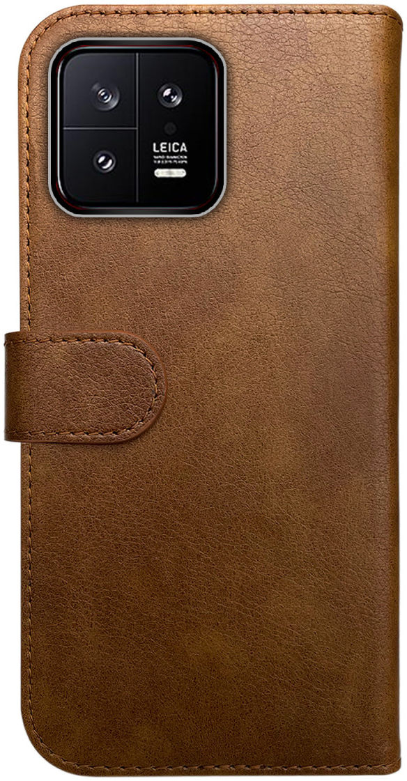 Rosso Element Xiaomi 13 Hoesje Book Cover Wallet Bruin afbeelding 2