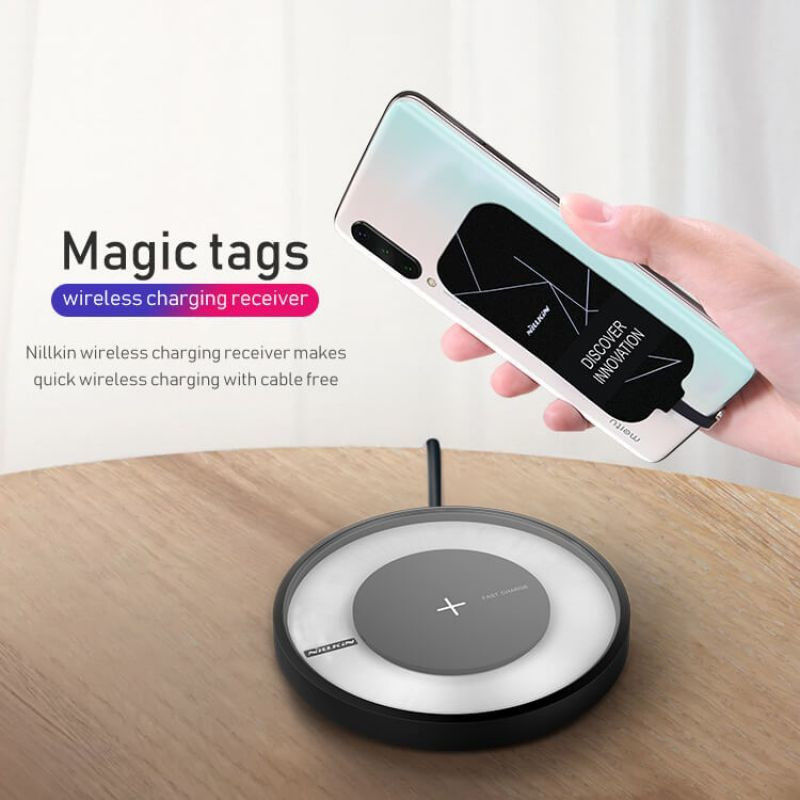 Nillkin Wireless Charging Receiver + Samsung 15W Draadloze Oplader Set afbeelding 5