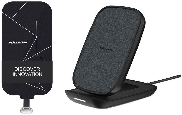 Nillkin Wireless Charging Receiver + Mophie Wireless Charging Standard afbeelding 1