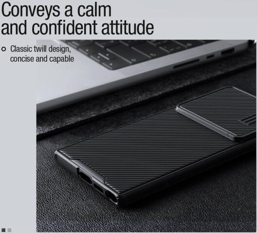 Nillkin CamShield S Samsung Galaxy S23 Ultra Hoesje met Slider Groen afbeelding 5