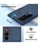 Nillkin Samsung Galaxy S23 Ultra Hoesje Siliconen Camera Slider Blauw