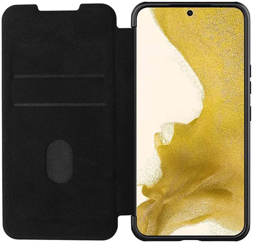 Nillkin Qin Pro Leather Samsung Galaxy S23 Plus Hoesje Slider Zwart afbeelding 1