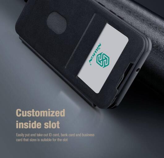 Nillkin Qin Pro Leather Samsung Galaxy S23 Plus Hoesje Slider Groen afbeelding 6
