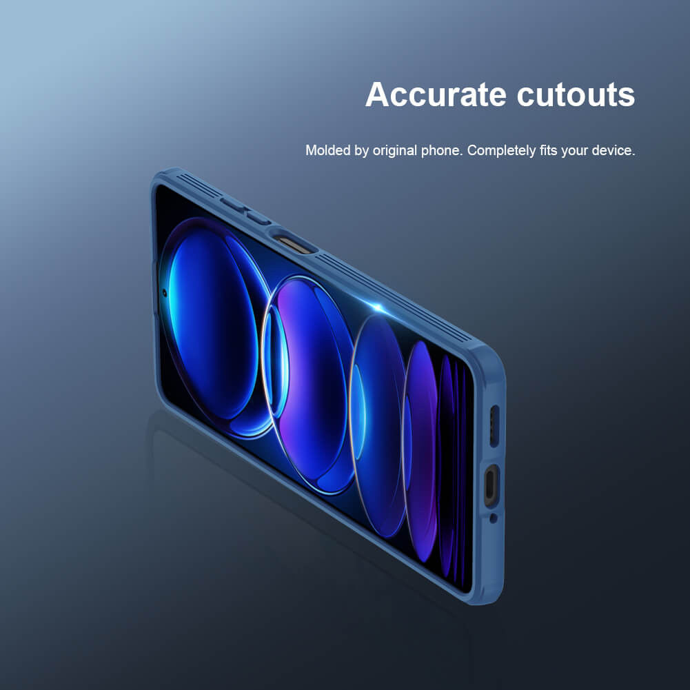 Nillkin CamShield Xiaomi Redmi Note 12 Pro Plus Hoesje Blauw afbeelding 10