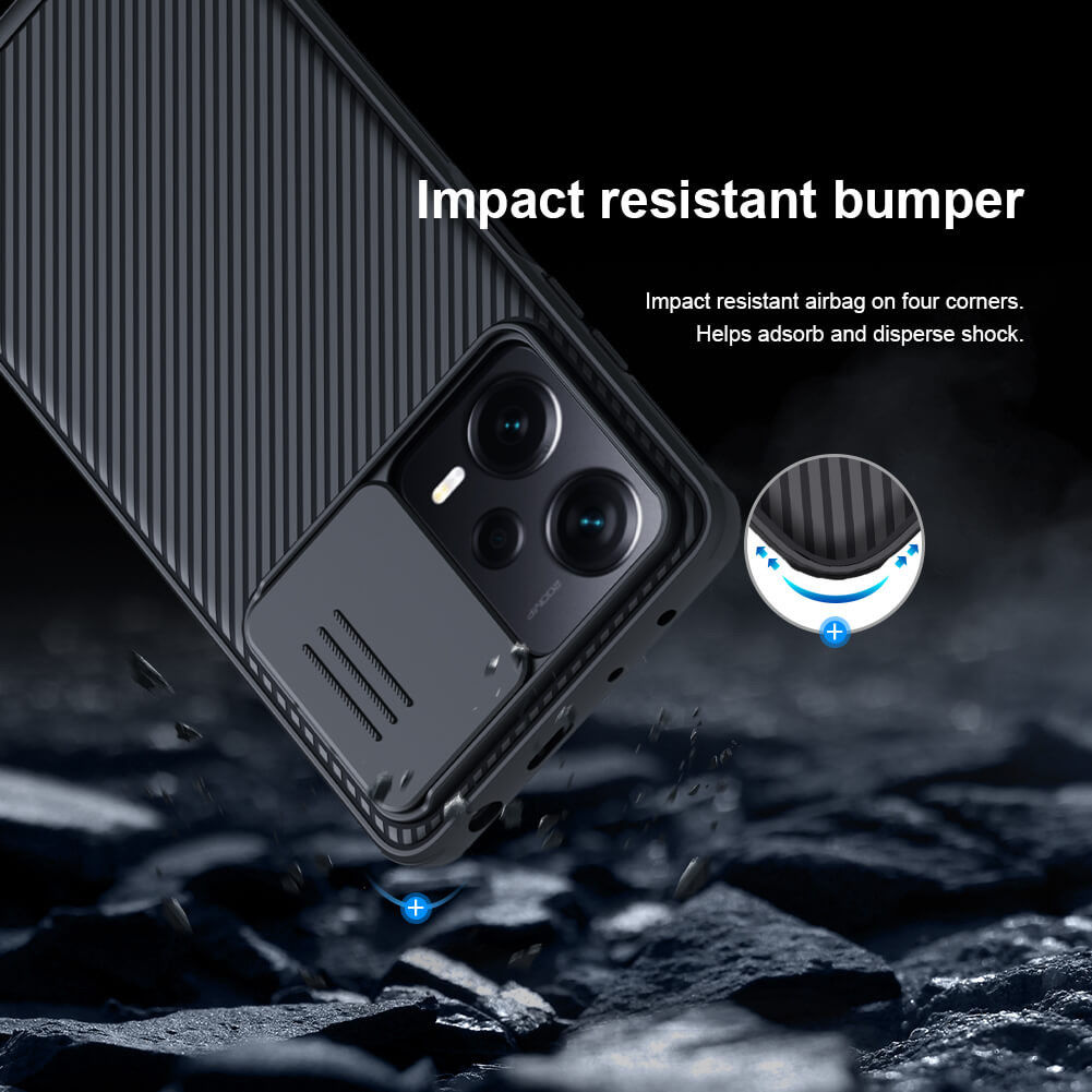 Nillkin CamShield Xiaomi Redmi Note 12 Pro Plus Hoesje Blauw afbeelding 12