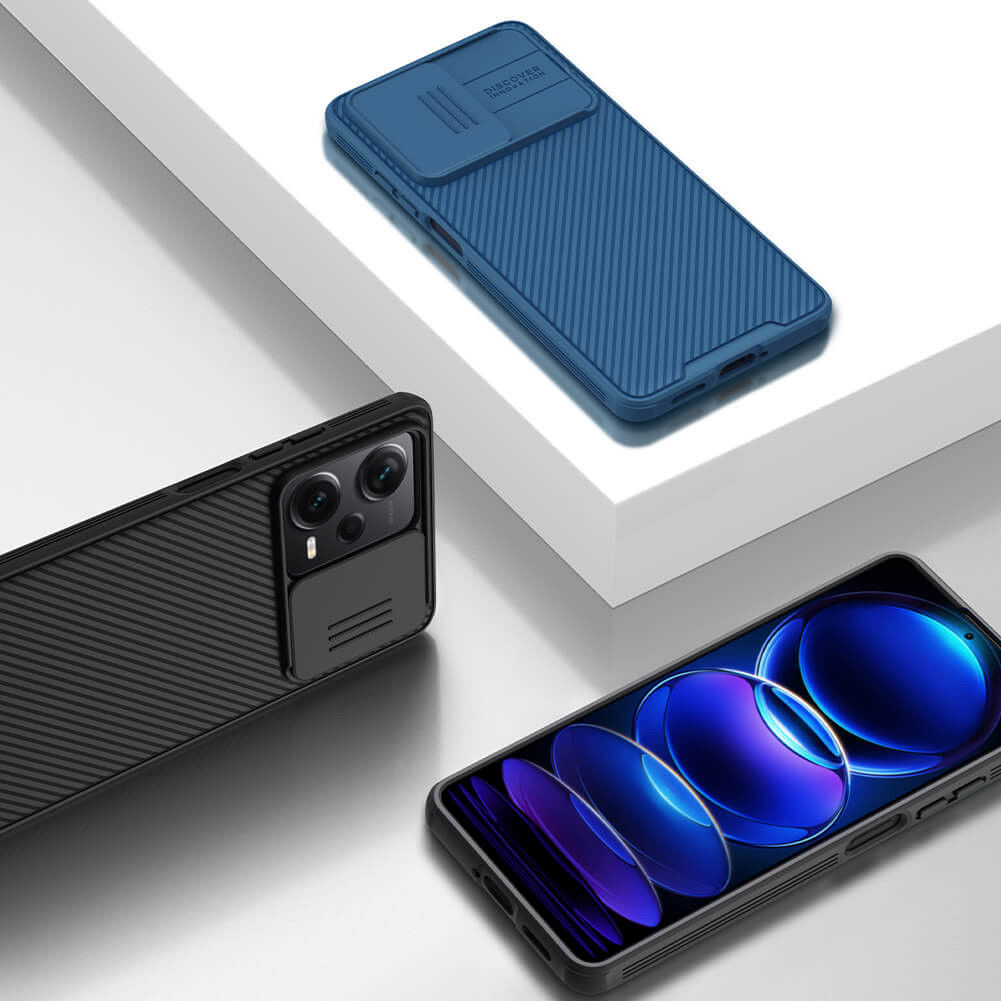 Nillkin CamShield Xiaomi Redmi Note 12 Pro Plus Hoesje Blauw afbeelding 14