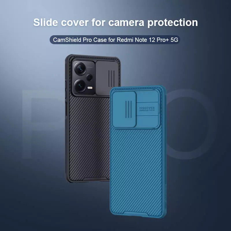 Nillkin CamShield Xiaomi Redmi Note 12 Pro Plus Hoesje Blauw afbeelding 6