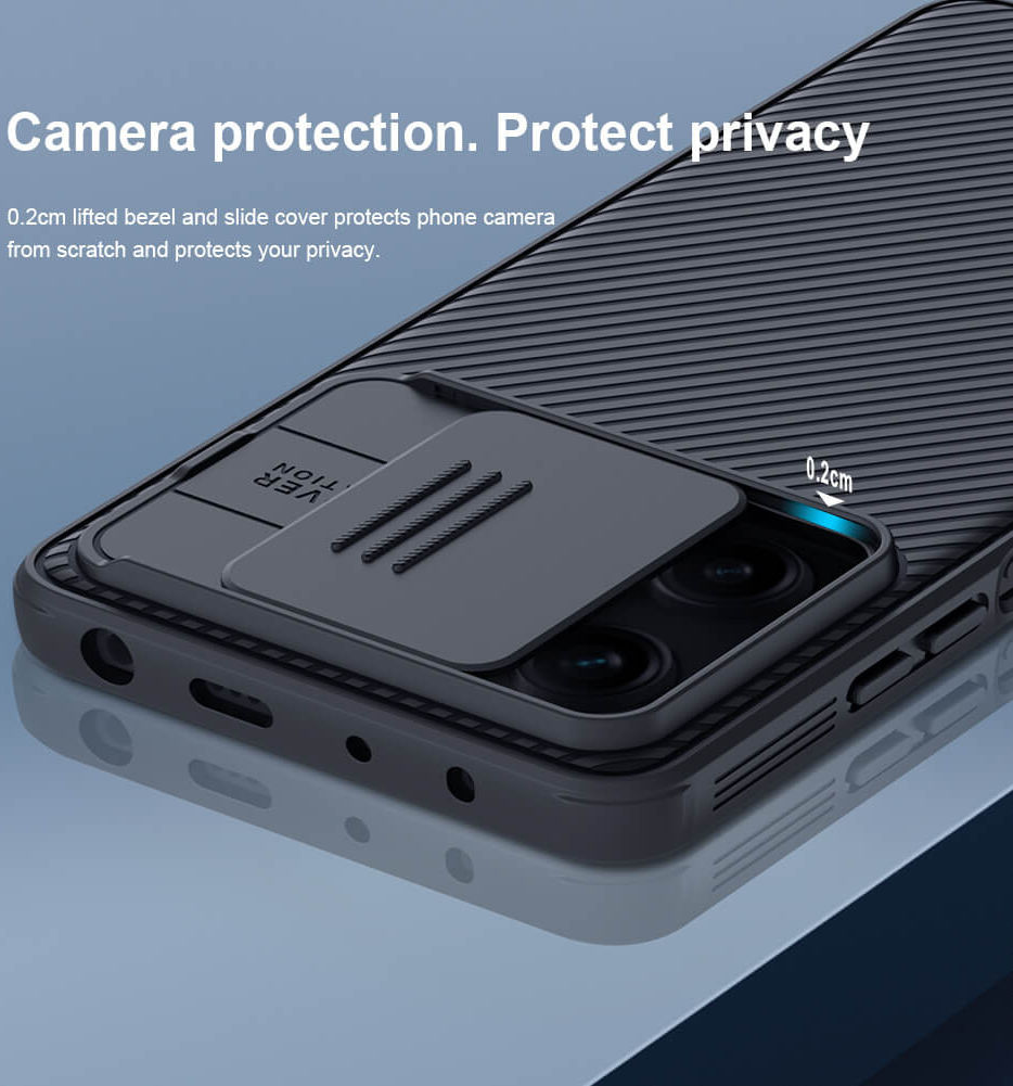 Nillkin CamShield Xiaomi Redmi Note 12 Pro Plus Hoesje Blauw afbeelding 7
