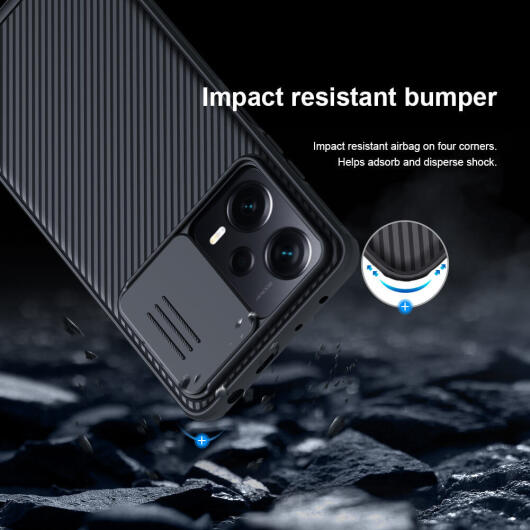 Nillkin CamShield Xiaomi Redmi Note 12 Pro Plus Hoesje Blauw afbeelding 12