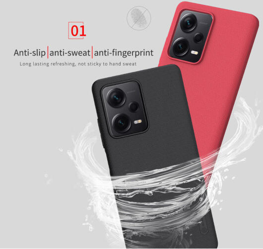 Nillkin Frosted Shield Xiaomi Redmi Note 12 Pro Plus Hoesje Zwart afbeelding 5