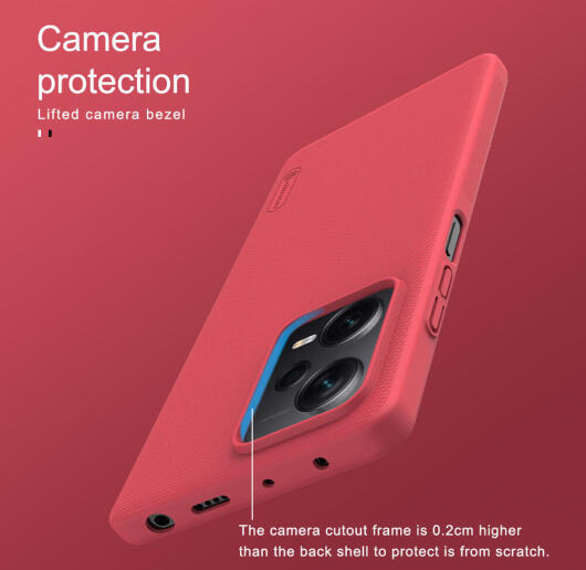 Nillkin Frosted Shield Xiaomi Redmi Note 12 Pro Plus Hoesje Zwart afbeelding 7
