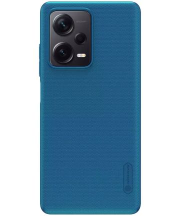 Nillkin Frosted Shield Xiaomi Redmi Note 12 Pro Plus Hoesje Blauw Hoesjes