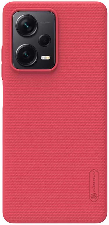 Nillkin Frosted Shield Xiaomi Redmi Note 12 Pro Plus Hoesje Rood afbeelding 1