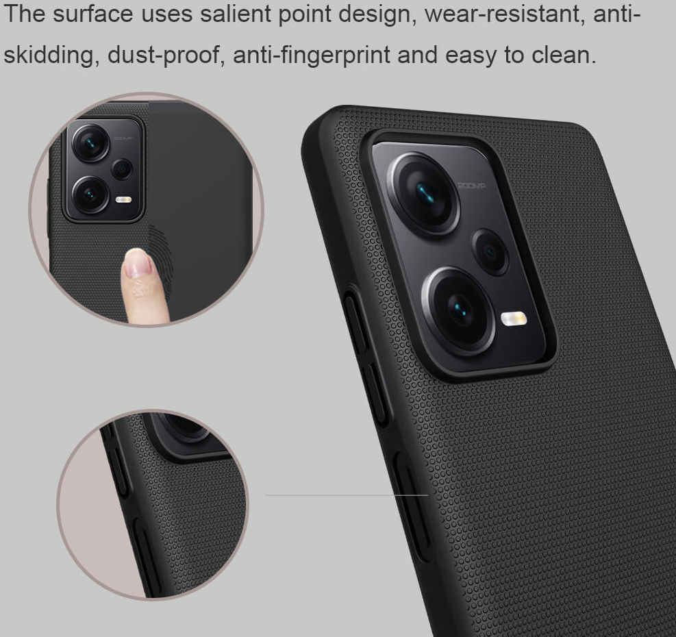 Nillkin Frosted Shield Xiaomi Redmi Note 12 Pro Plus Hoesje Rood afbeelding 4