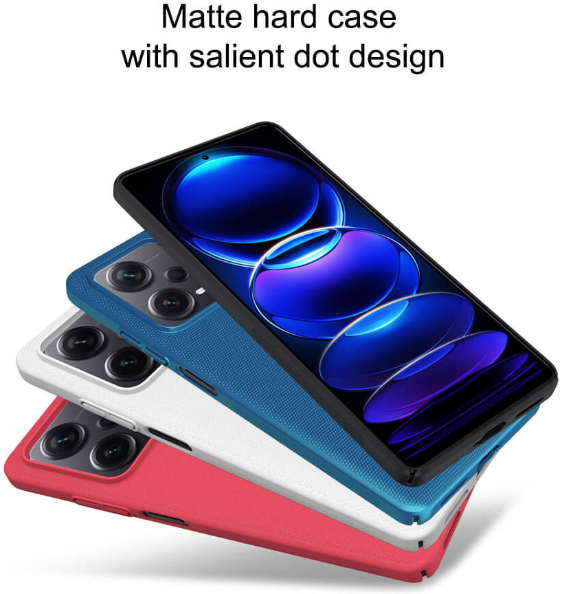 Nillkin Frosted Shield Xiaomi Redmi Note 12 Pro Plus Hoesje Rood afbeelding 9