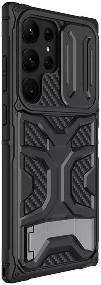 Nillkin Adventurer Samsung Galaxy S23 Ultra Hoesje Back Cover Zwart afbeelding 2