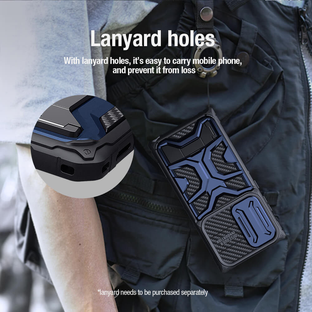 Nillkin Adventurer Samsung Galaxy S23 Ultra Hoesje Back Cover Zwart afbeelding 9