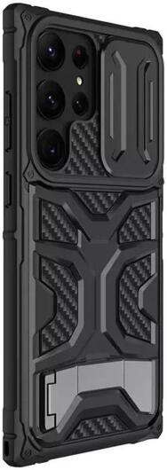 Nillkin Adventurer Samsung Galaxy S23 Ultra Hoesje Back Cover Zwart afbeelding 2