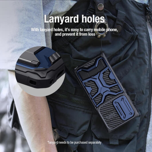 Nillkin Adventurer Samsung Galaxy S23 Ultra Hoesje Back Cover Zwart afbeelding 9
