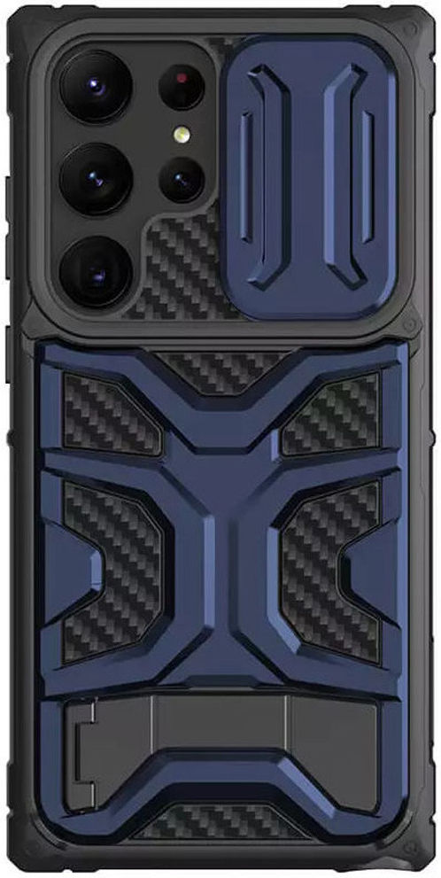 Nillkin Adventurer Samsung Galaxy S23 Ultra Hoesje Back Cover Blauw afbeelding 1