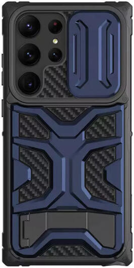 Nillkin Adventurer Samsung Galaxy S23 Ultra Hoesje Back Cover Blauw afbeelding 1