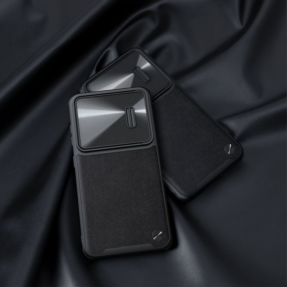 Nillkin Leather Samsung Galaxy S23 Hoesje met Camera Slider Zwart afbeelding 10