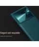 Nillkin Leather S Samsung Galaxy S23 Ultra Hoesje Camera Slider Blauw