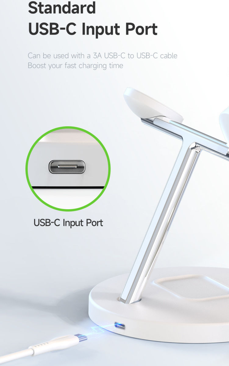 Duzzona Draadloze MagSafe Oplader 15W iPhone/AirPods/Apple Watch afbeelding 9
