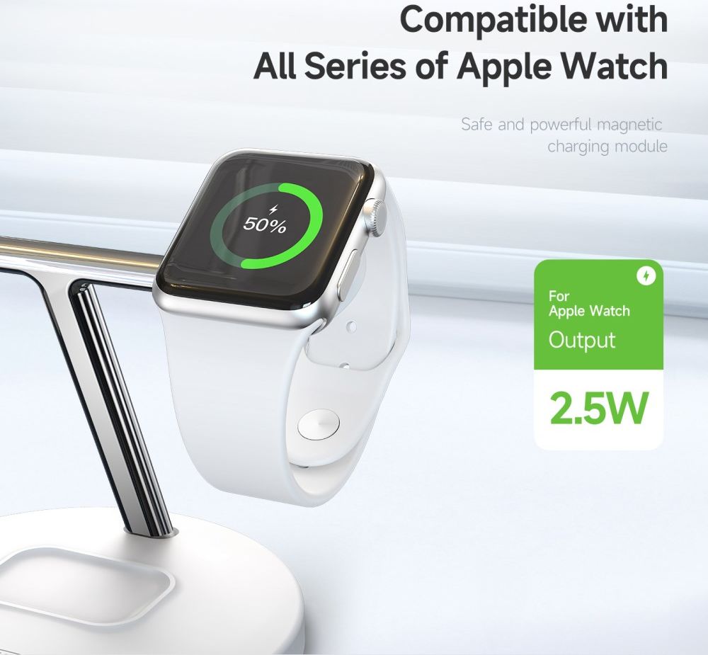 Duzzona Draadloze MagSafe Oplader 15W iPhone/AirPods/Apple Watch afbeelding 5