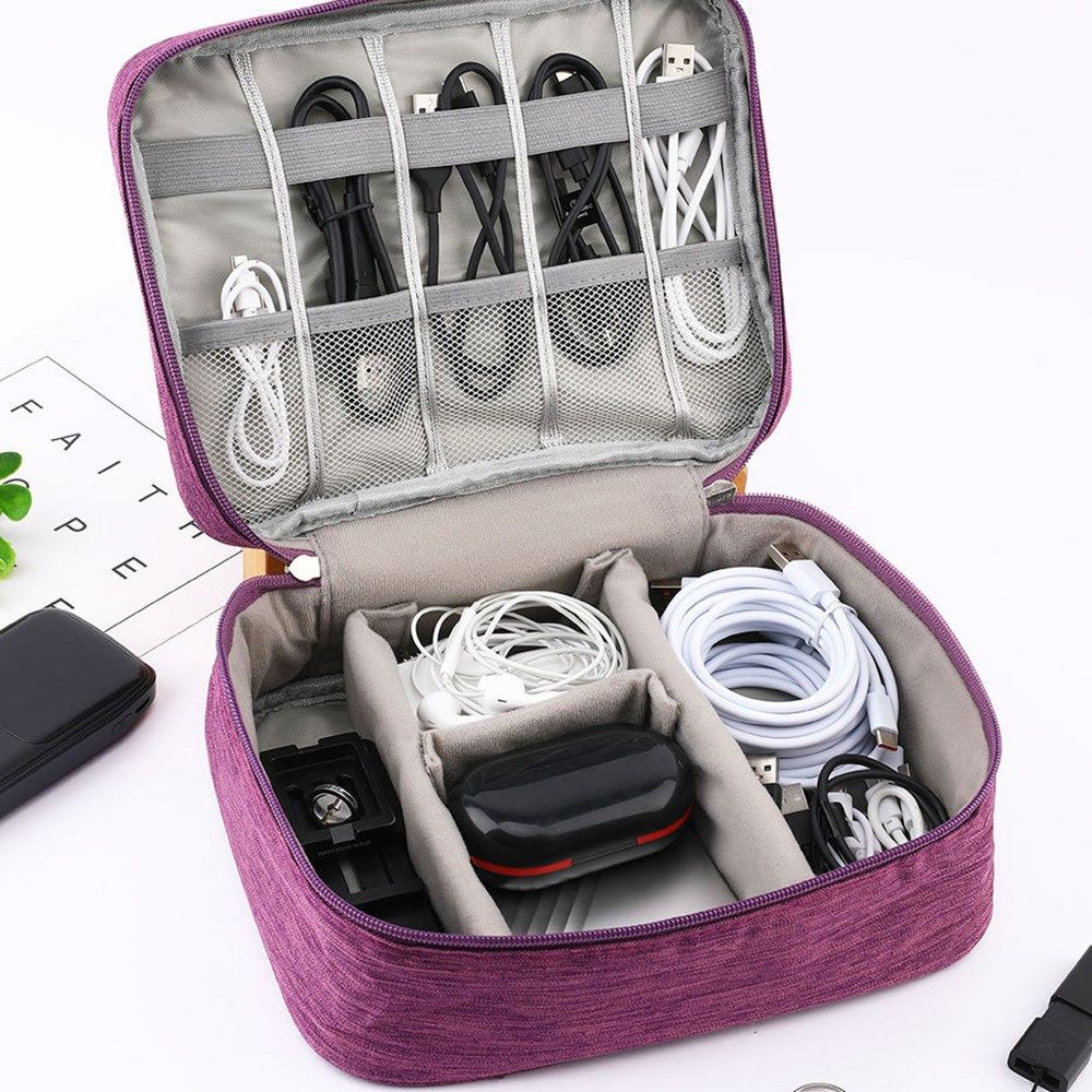 Universele Kabel Organizer Opbergtas - Tas voor Bandjes/Kabels/Oortjes afbeelding 3