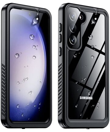 SBG Samsung Galaxy S23 Waterdicht Hoesje Schokbestendig Zwart Hoesjes
