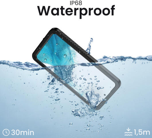 SBG Outdoor Case Samsung Galaxy S23 Waterdicht Zwart afbeelding 4