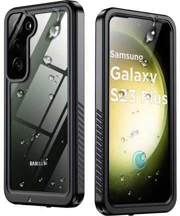 SBG Samsung Galaxy S23 Plus Waterdicht Hoesje Schokbestendig Zwart Hoesjes