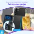 Samsung Galaxy S23 3 in 1 Back Cover Portemonnee Hoesje Zwart afbeelding 3
