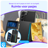 Samsung S23 Plus 3 in 1 Back Cover Portemonnee Hoesje Zwart afbeelding 2