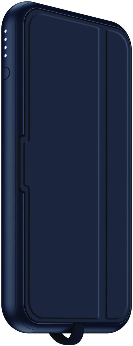 Mophie 6.000 mAh Powerbank PD 18W en Ingebouwde Lightning Kabel Blauw afbeelding 2