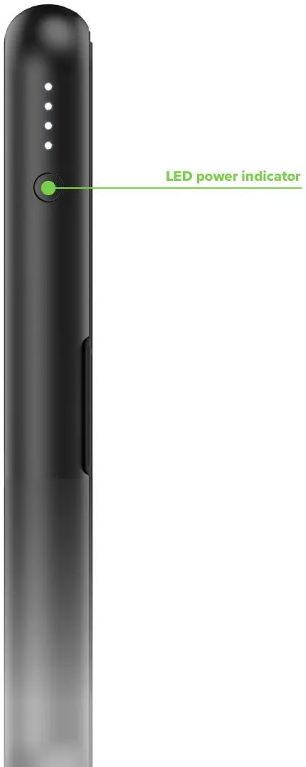 Mophie 6.000 mAh Powerbank PD 18W en Ingebouwde Lightning Kabel Blauw afbeelding 6
