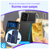 Samsung Galaxy A53 3 in 1 Back Cover Portemonnee Hoesje Zwart afbeelding 3