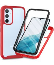 Samsung Galaxy A34 Hoesje Full Protect 360° Cover Hybride Rood