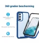 Samsung Galaxy A54 Hoesje Full Protect 360° Cover Hybride Blauw