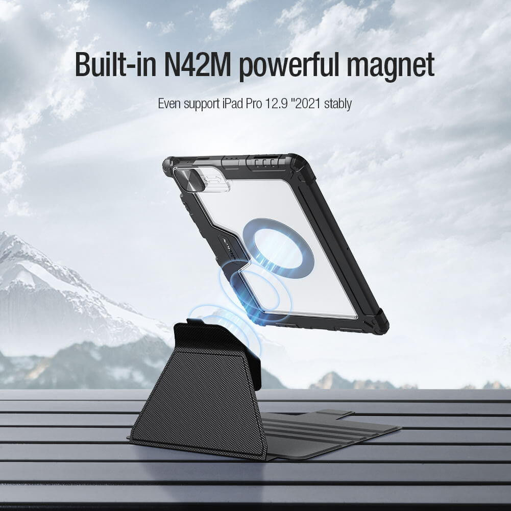 Nillkin Bumper SnapSafe Apple iPad 10.2 (2019/2020/2021) Hoes Zwart afbeelding 4