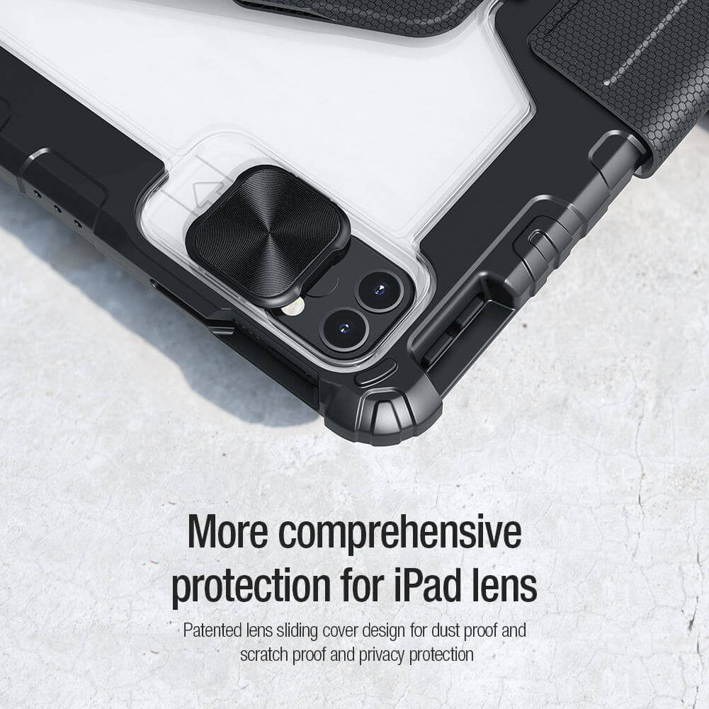 Nillkin Bumper SnapSafe Apple iPad 10.2 (2019/2020/2021) Hoes Zwart afbeelding 6